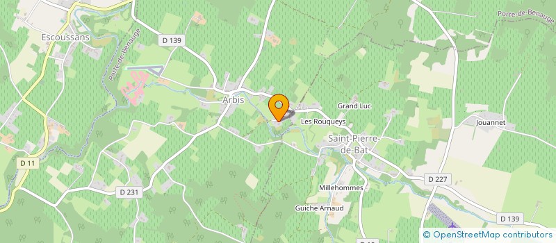 localisation de l'entreprise EMOBAT DU HAUT BENAUGE  PORTE-DE-BENAUGE