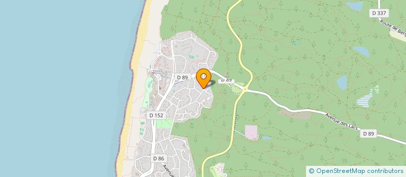 localisation de l'entreprise EMOCEAN SURFCAMP  SEIGNOSSE