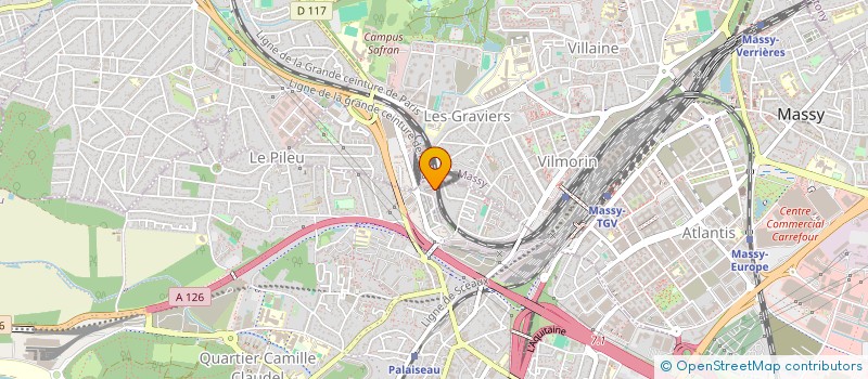 localisation de l'entreprise EMODJI HOLDING à PALAISEAU