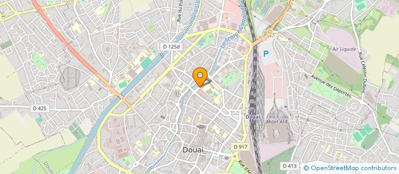 localisation de l'entreprise EMODOUAI à DOUAI