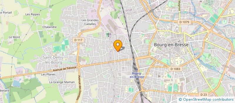 localisation de l'entreprise EMOI ARCHITECTURE  BOURG-EN-BRESSE