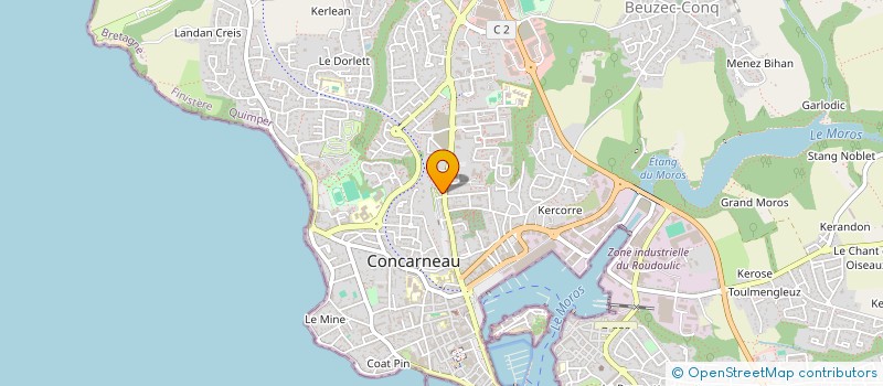 localisation de l'entreprise EMOI ET TOIT à CONCARNEAU
