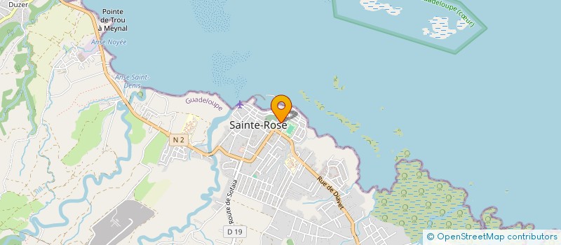 localisation de l'entreprise EMOJI à SAINTE-ROSE
