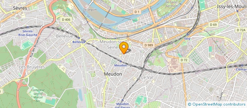 localisation de l'entreprise EMOLUTION  MEUDON