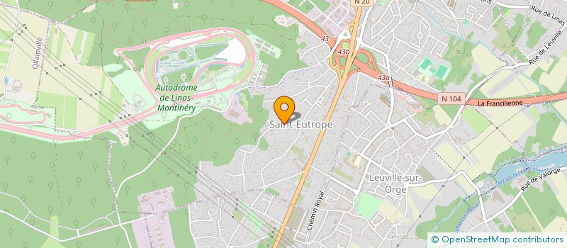 localisation de l'entreprise EMON ET FILS à LINAS