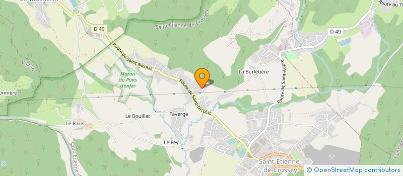 localisation de l'entreprise EMON STEVE  SAINT-ETIENNE-DE-CROSSEY