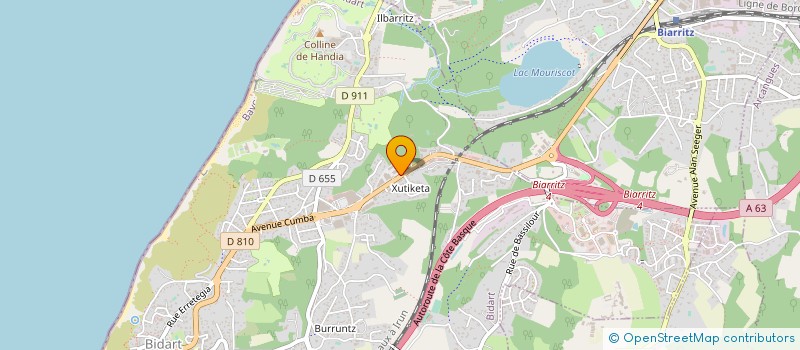 localisation de l'entreprise EMONA CONNECT à BIARRITZ