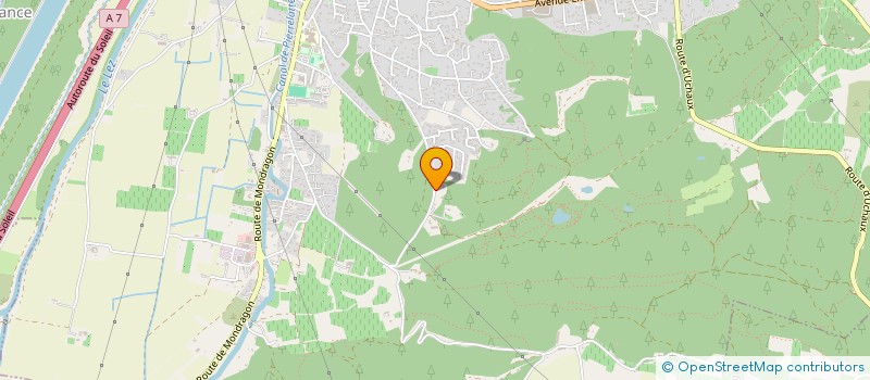 localisation de l'entreprise EMONDA  BOLLENE