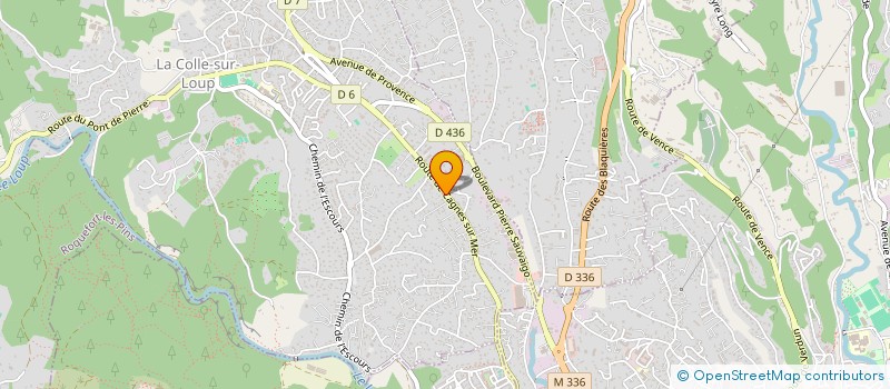 localisation de l'entreprise EMONEE  LA COLLE-SUR-LOUP