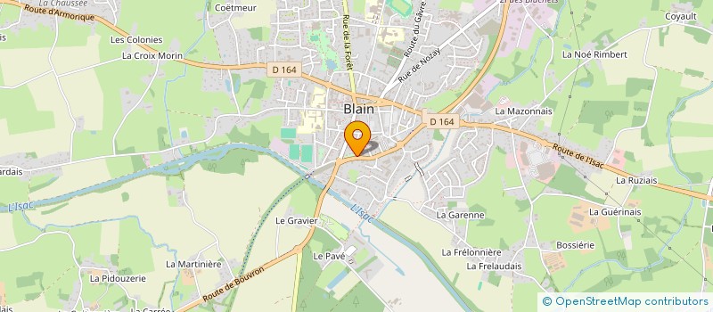 localisation de l'entreprise EMONET WAUTERS DESOMBERE à BLAIN