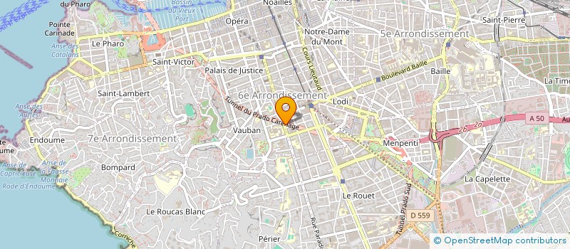 localisation de l'entreprise EMOPTIC à MARSEILLE