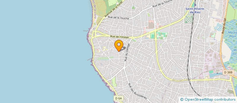 localisation de l'entreprise EMOQUILIBRE  SAINT-HILAIRE-DE-RIEZ