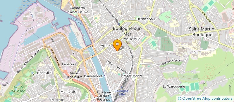 localisation de l'entreprise EMOREJ  BOULOGNE-SUR-MER