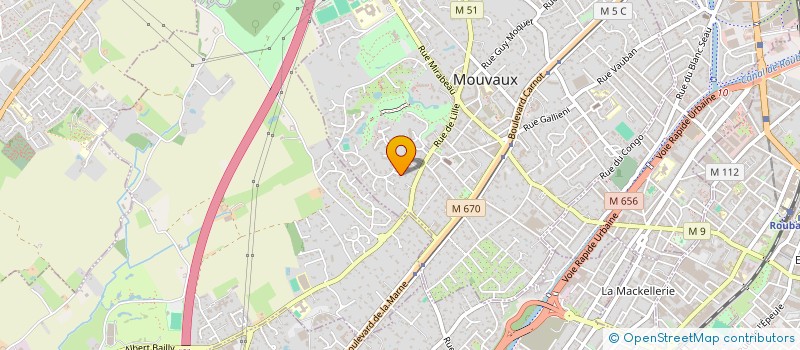 localisation de l'entreprise EMORIF CONSULTING  MOUVAUX