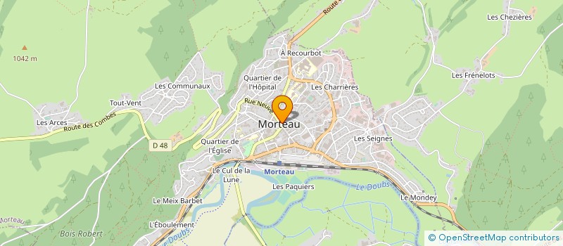 localisation de l'entreprise EMOS 2 à MORTEAU