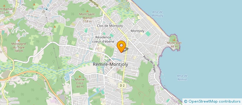 localisation de l'entreprise EMOSION'S DANCE  REMIRE-MONTJOLY