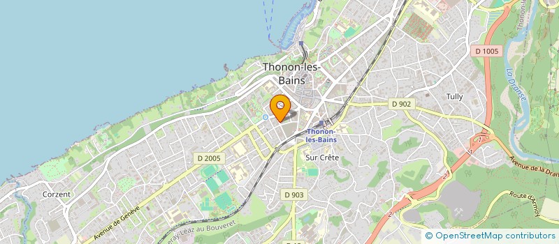 localisation de l'entreprise EMOTIF à THONON-LES-BAINS