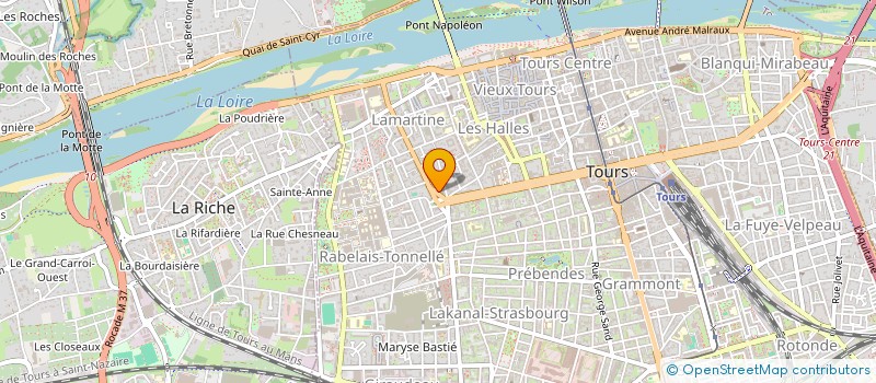 localisation de l'entreprise EMOTIK  TOURS