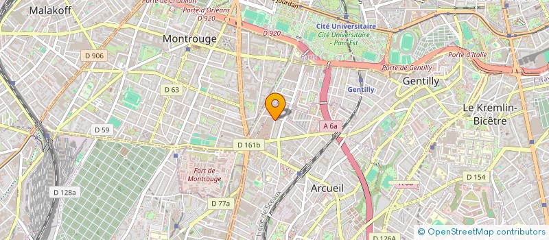 localisation de l'entreprise EMOTION EVENTS à ARCUEIL