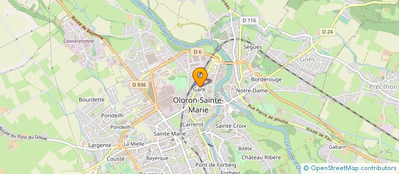 localisation de l'entreprise EMOTION & LUMIERES à OLORON SAINTE MARIE