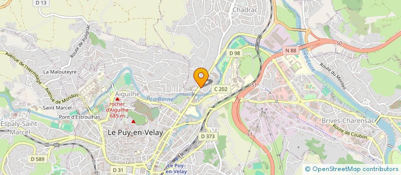 localisation de l'entreprise EMOTION PECHE  CHADRAC