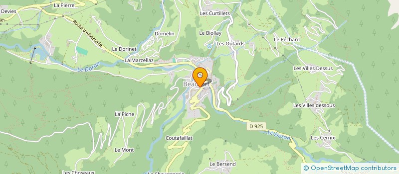 localisation de l'entreprise EMOTION RIDGE à BEAUFORT