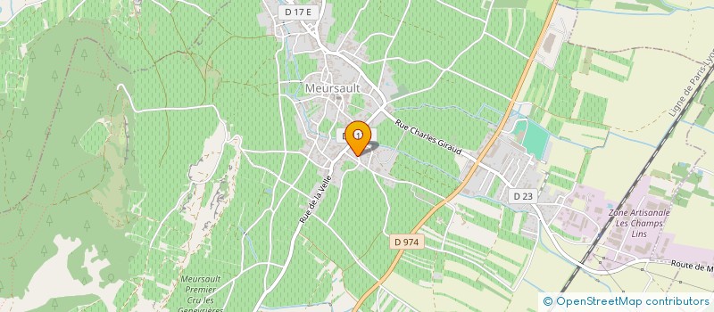 localisation de l'entreprise EMOTIONS DE BOURGOGNE  MEURSAULT