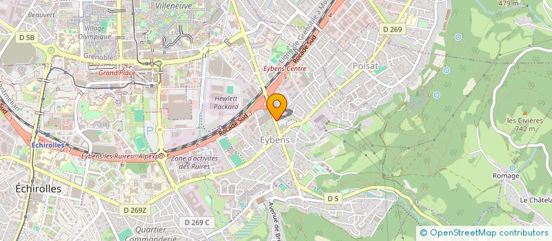 localisation de l'entreprise EMOTIONS SUCREES  EYBENS