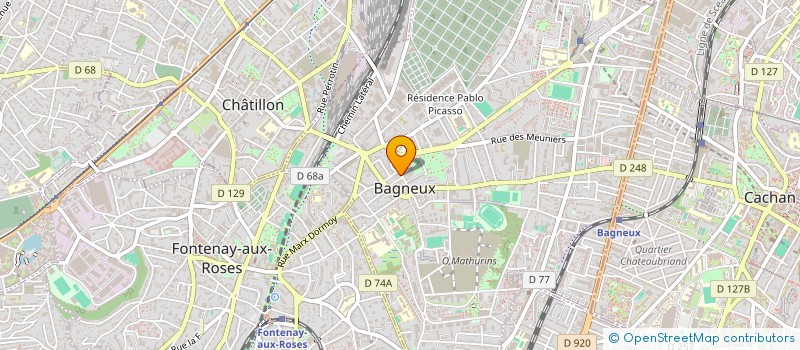 localisation de l'entreprise EMOTIONS VIDEO à BAGNEUX