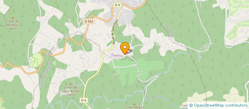 localisation de l'entreprise EMOTIONS VIVRE  FAYENCE