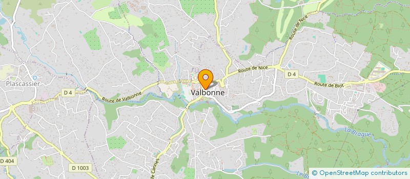 localisation de l'entreprise EMOTYPE à VALBONNE