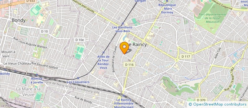 localisation de l'entreprise EMOUNA PARTNERS  LE RAINCY