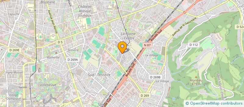 localisation de l'entreprise EMOUVANCE  SAINT-MARTIN-D'HERES