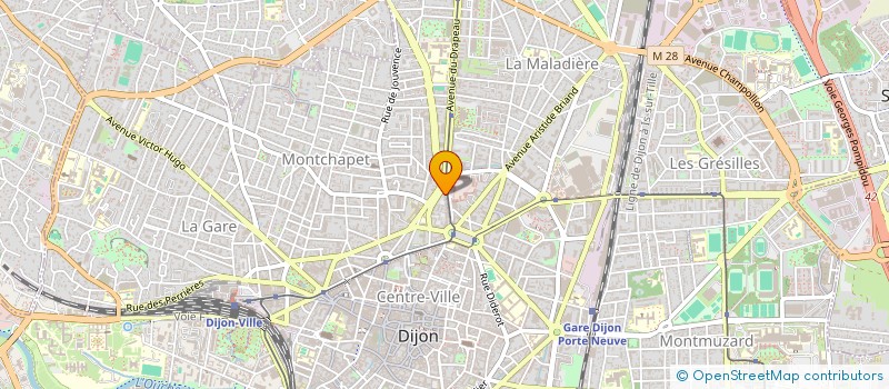 localisation de l'entreprise EMOUVANCE GARIBALDI  DIJON