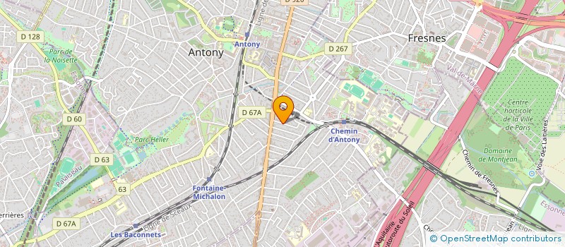 localisation de l'entreprise EMOVERE à ANTONY