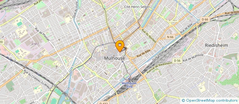 localisation de l'entreprise EMOVIA à MULHOUSE