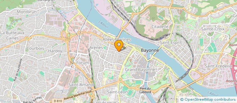 localisation de l'entreprise EMOZIO à BAYONNE