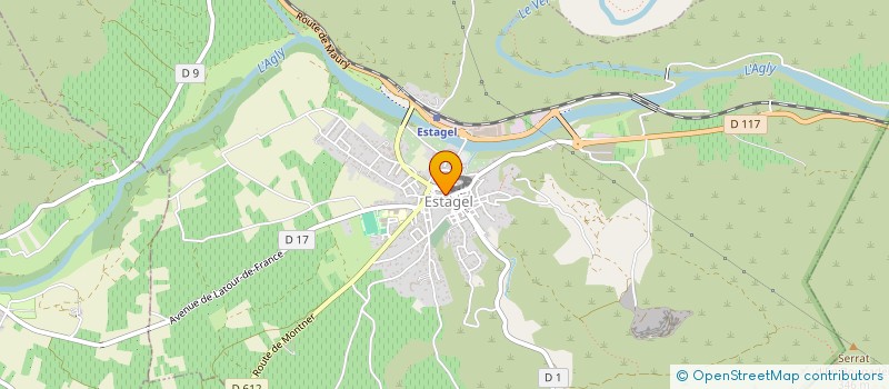 localisation de l'entreprise EMP  ESTAGEL