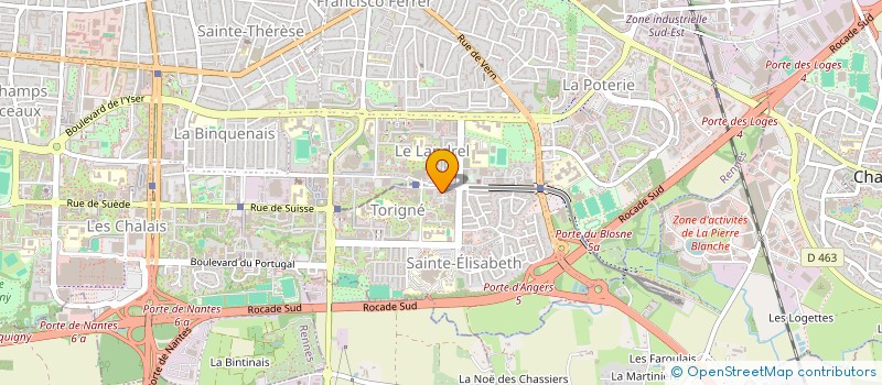 localisation de l'entreprise EMP  RENNES