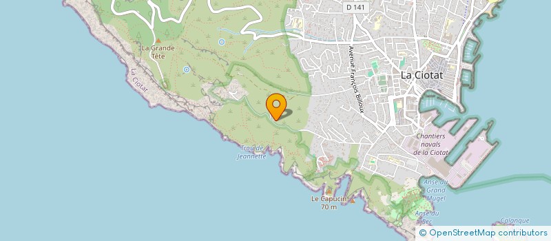 localisation de l'entreprise EMP  LA CIOTAT