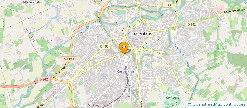 localisation de l'entreprise EMP CARPENTRAS  CARPENTRAS