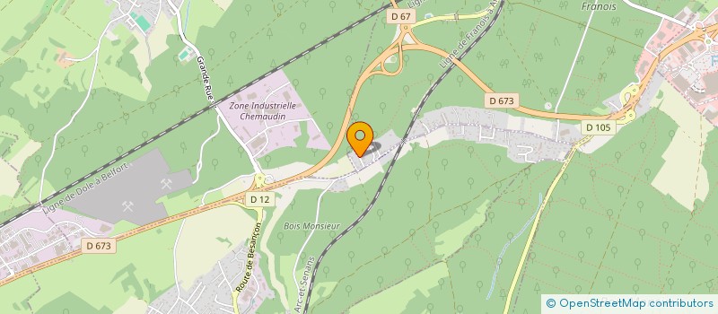 localisation de l'entreprise EMP'COMMUNICATION à FRANOIS