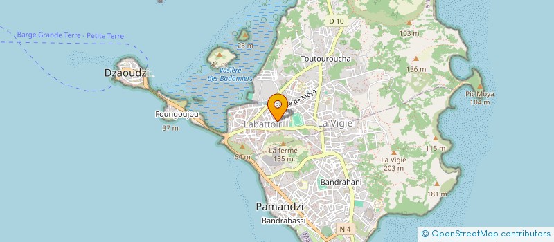 localisation de l'entreprise EMP ETUDE MAYOTTE PROJET à DZAOUDZI
