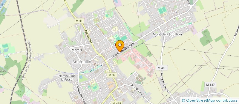 localisation de l'entreprise EMP HENGBART  ANNULLIN