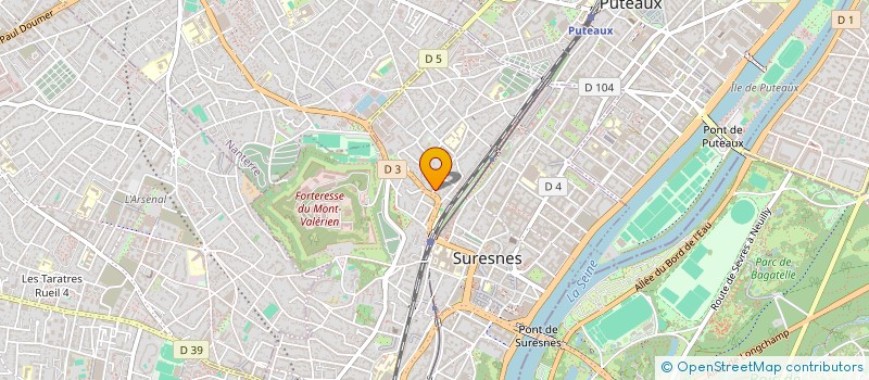localisation de l'entreprise EMP ILE DE FRANCE à SURESNES