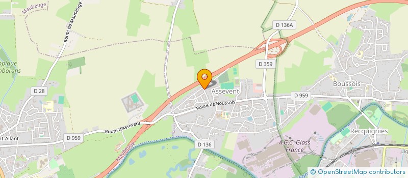 localisation de l'entreprise EMP IMMOBILIER  ASSEVENT