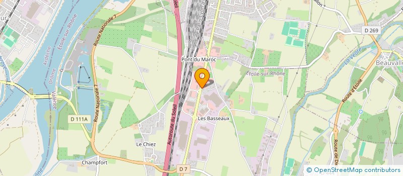 localisation de l'entreprise EMP INVEST  ETOILE-SUR-RHONE