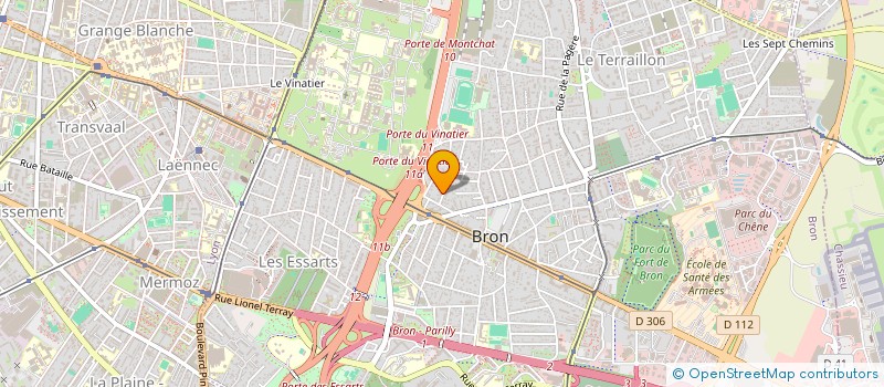 localisation de l'entreprise EMP INVEST  BRON