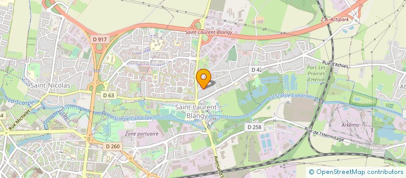 localisation de l'entreprise EMP@THIES, POUR L'HUMANISATION DES SOINS à ANZIN-SAINT-AUBIN
