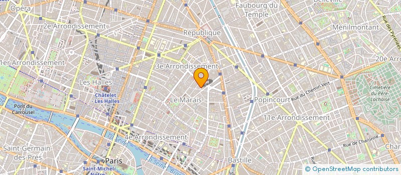 localisation de l'entreprise EMPA à PARIS